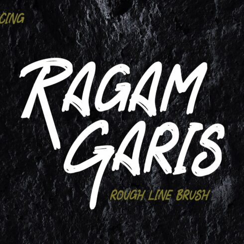 RAGAM GARIS - Brush Font cover image.