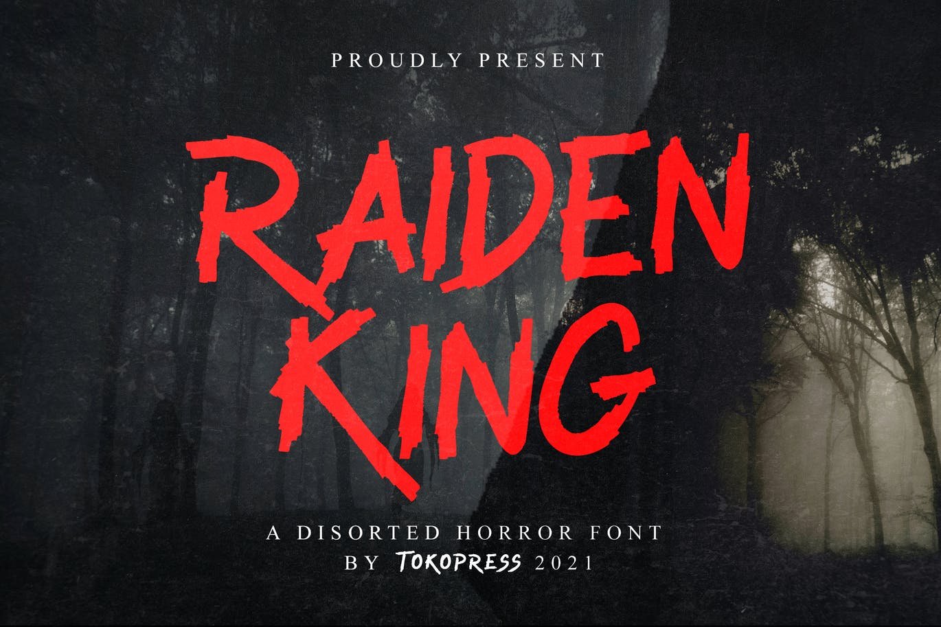 RAIDEN KING - Brush font cover image.
