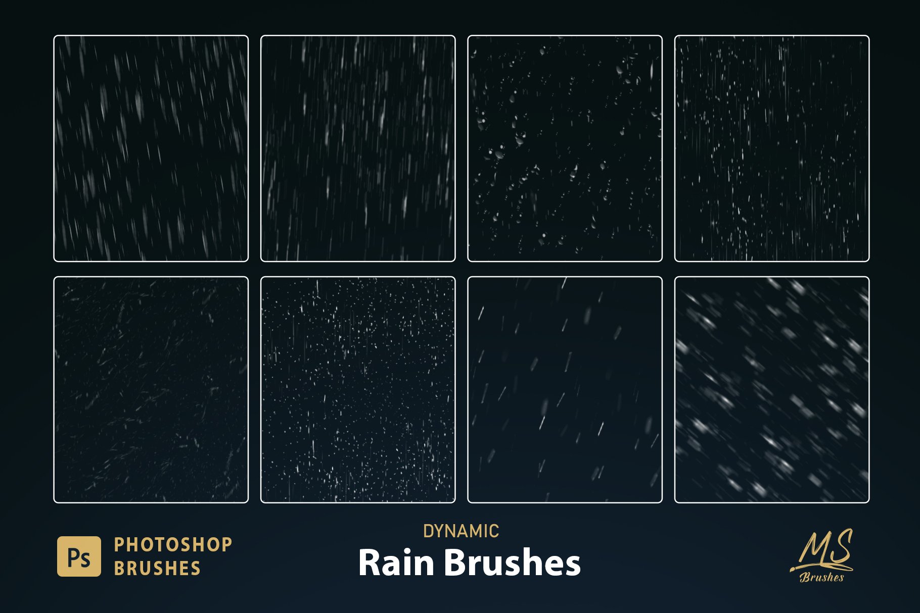 download brush photoshop cs6 rain