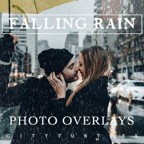25 Falling Rain Weather Overlayscover image.