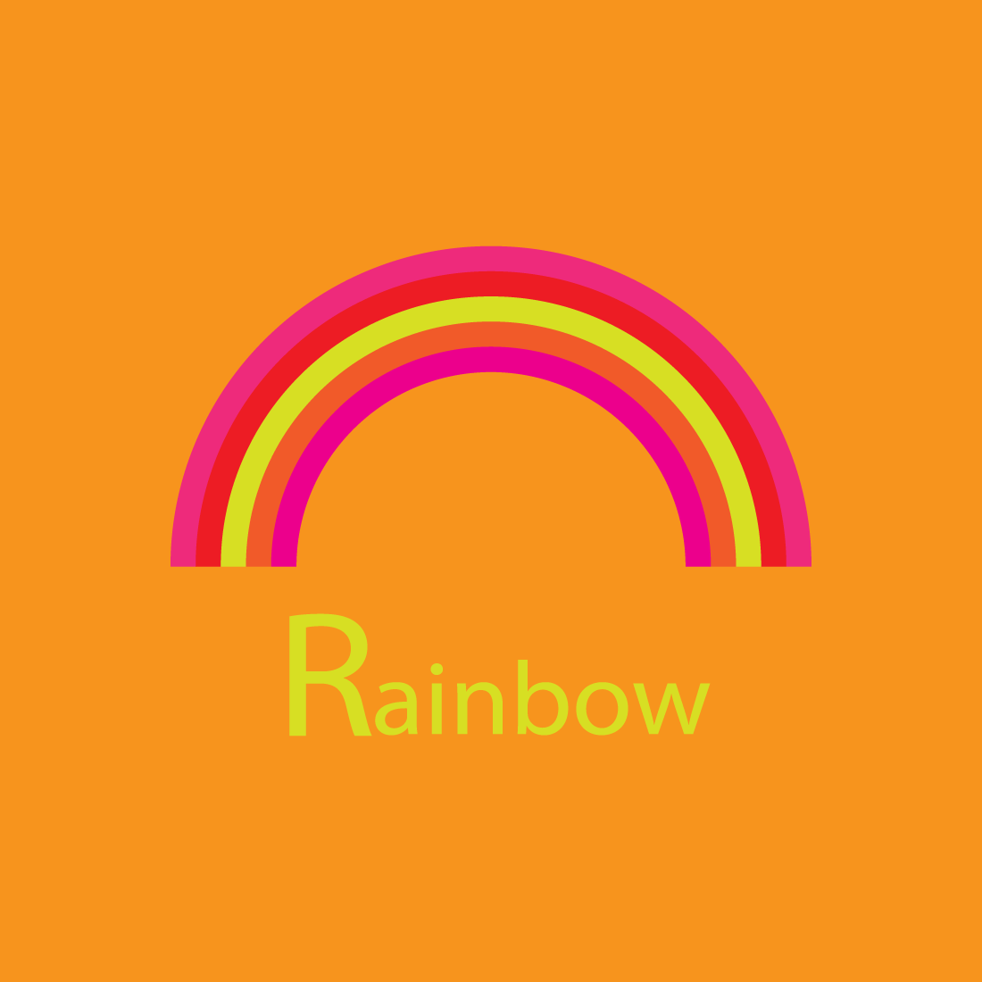 A Rainbow Illustrations preview image.