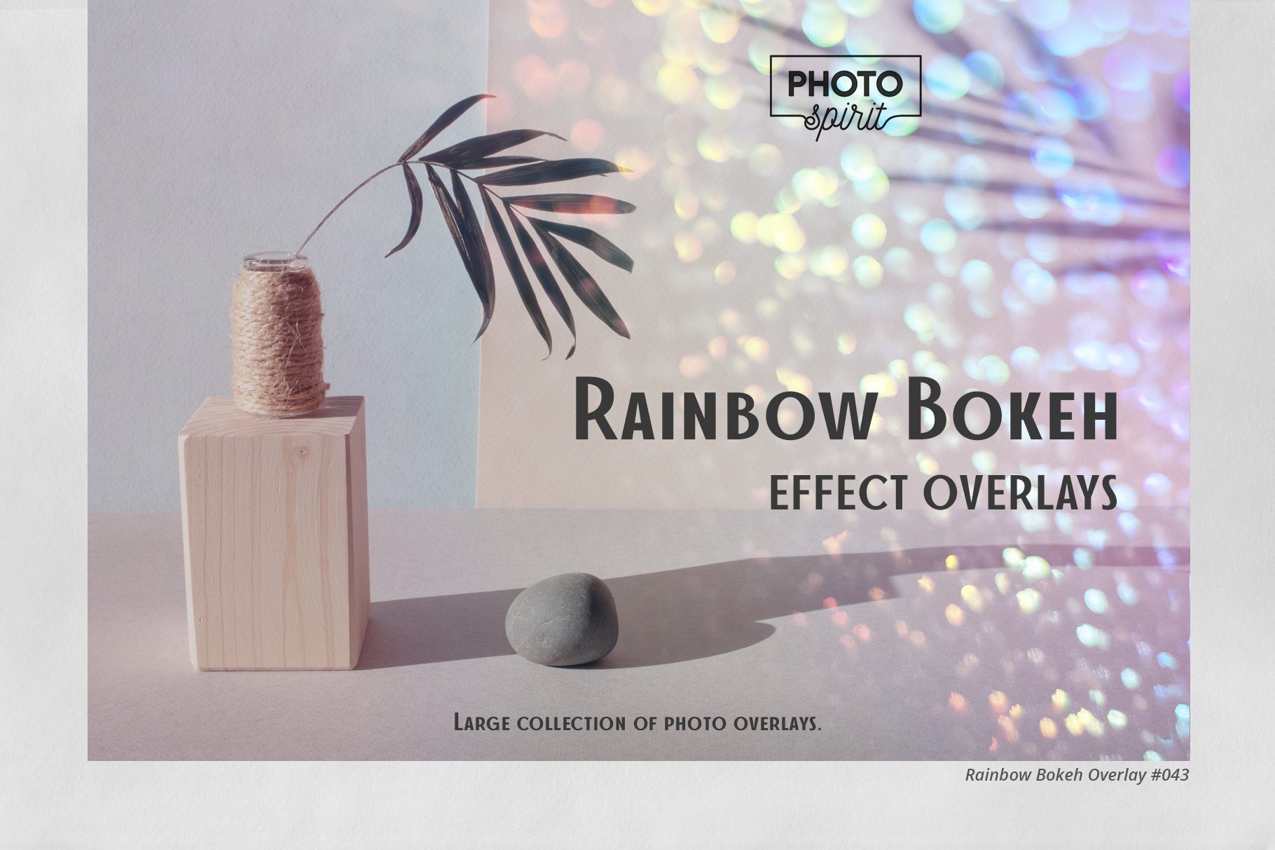 Rainbow Bokeh Effect Overlayscover image.