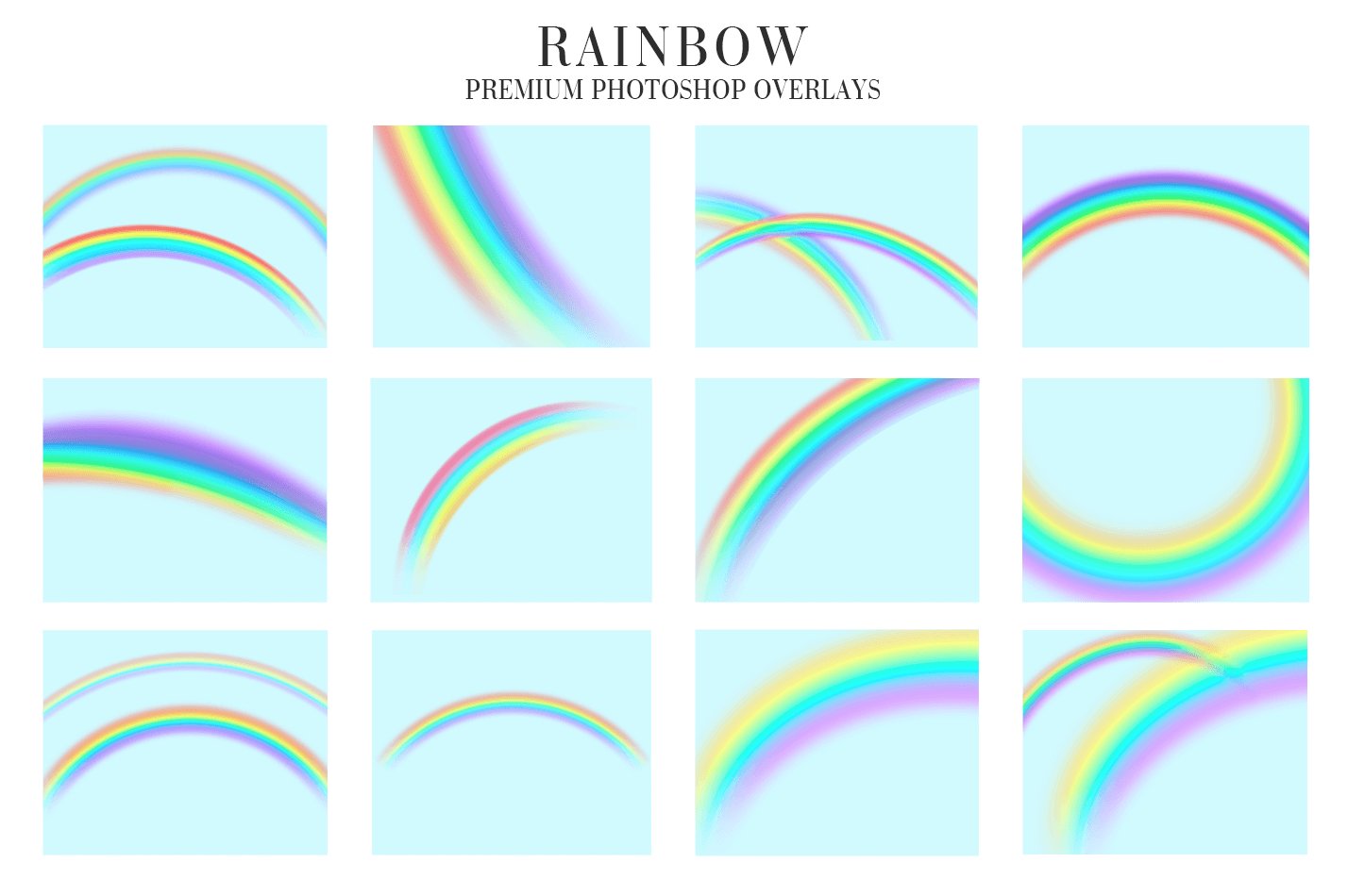 Rainbow Overlays Photoshoppreview image.