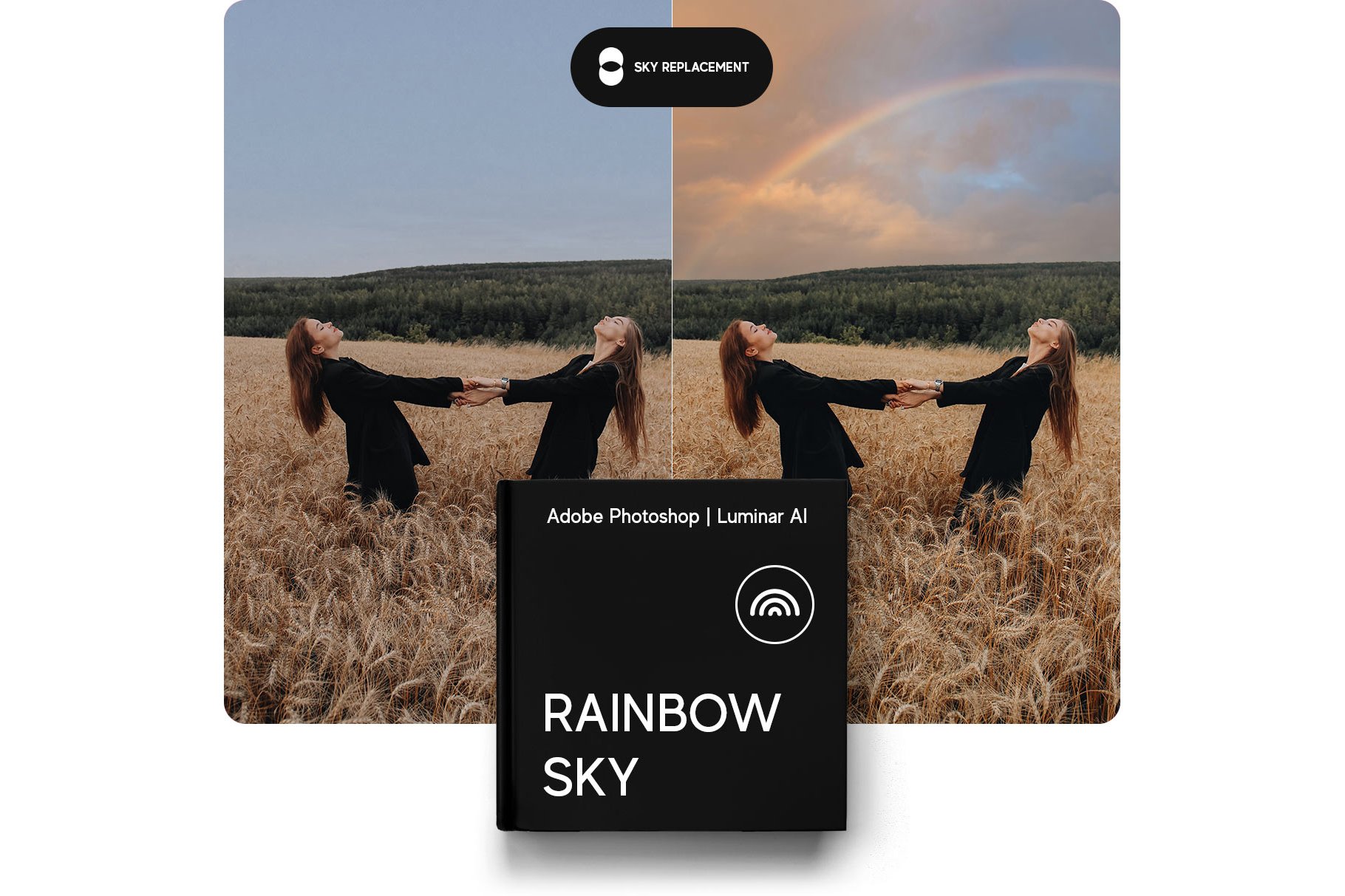 rainbow sky replacement pack 1 641