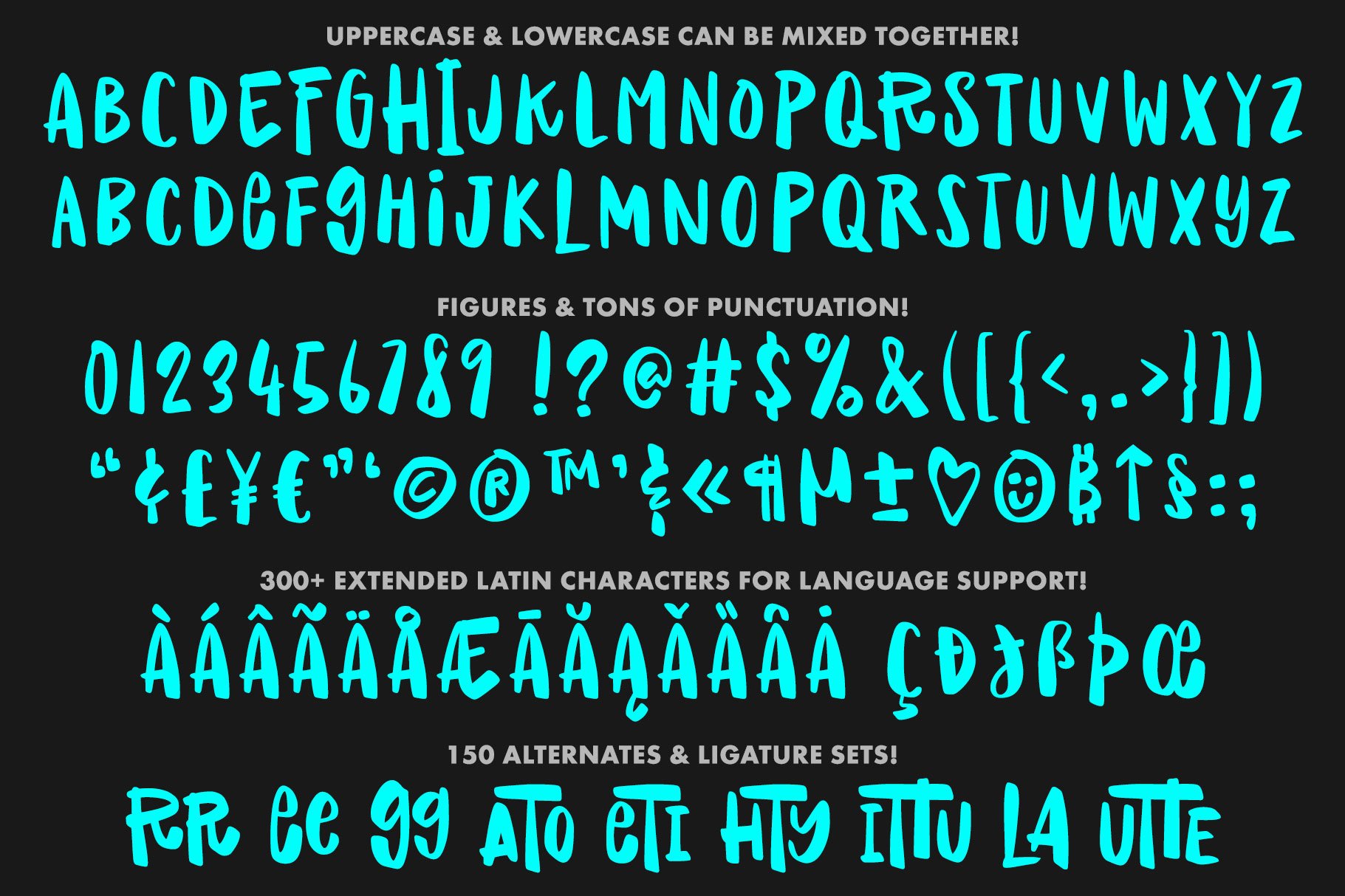 Raisin Rage: a fun & casual font! preview image.