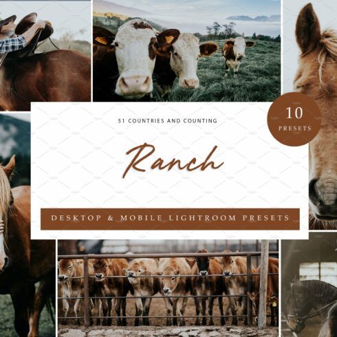 10x Lightroom Presets, Ranchcover image.