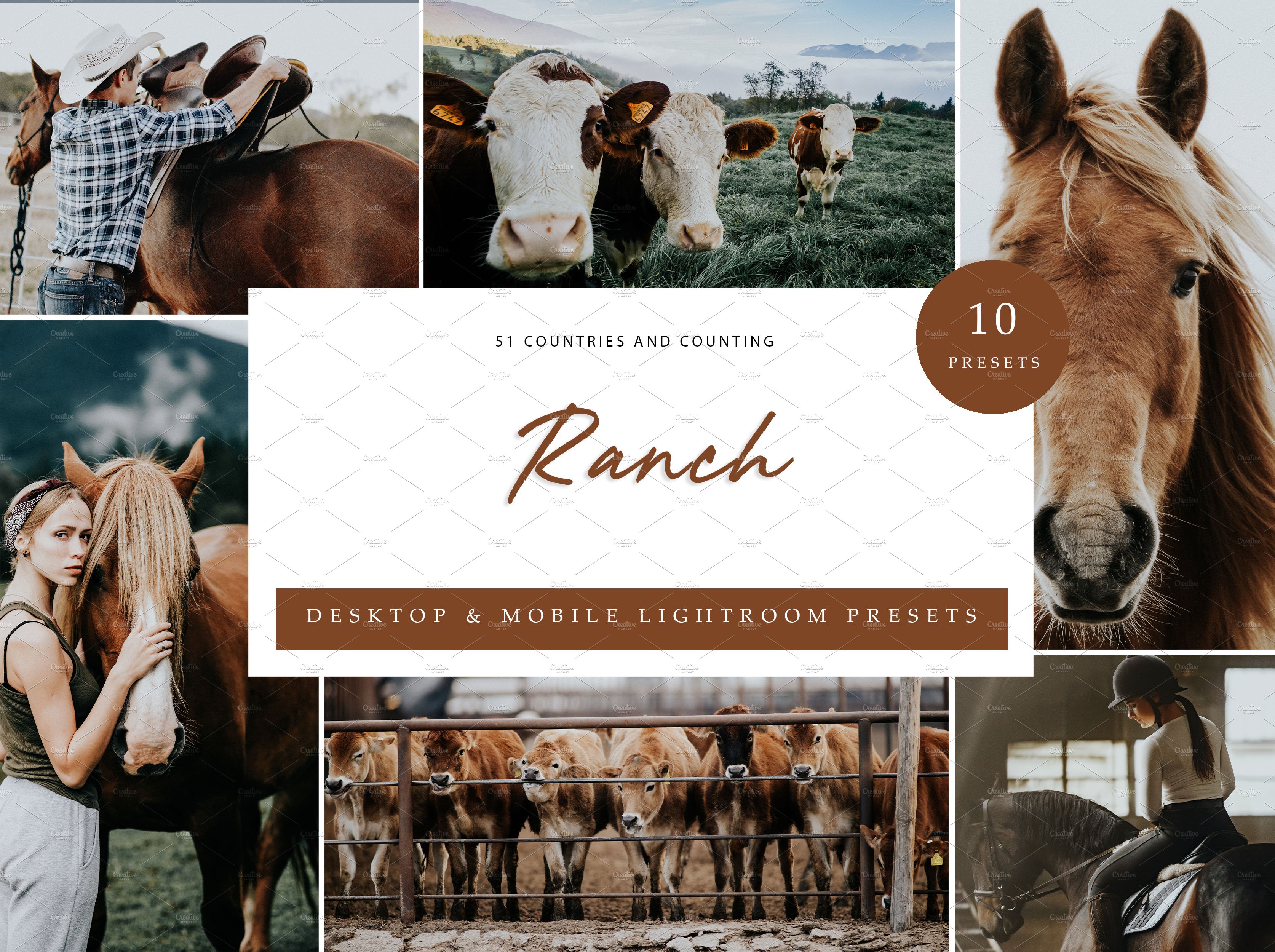 10x Lightroom Presets, Ranchcover image.