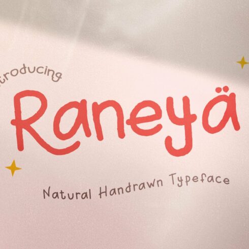 Renaya - Cute Girl Font cover image.