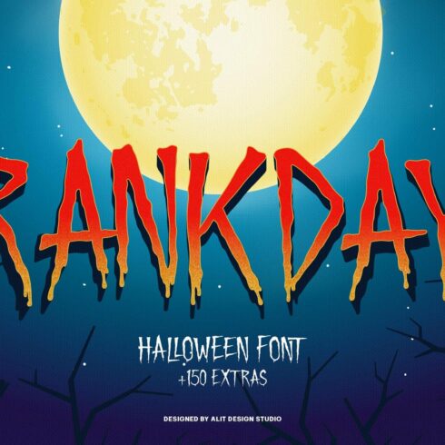 Rankday Halloween Font Plus Bonus cover image.