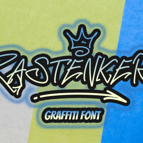 RASTENKER - Graffiti Font cover image.