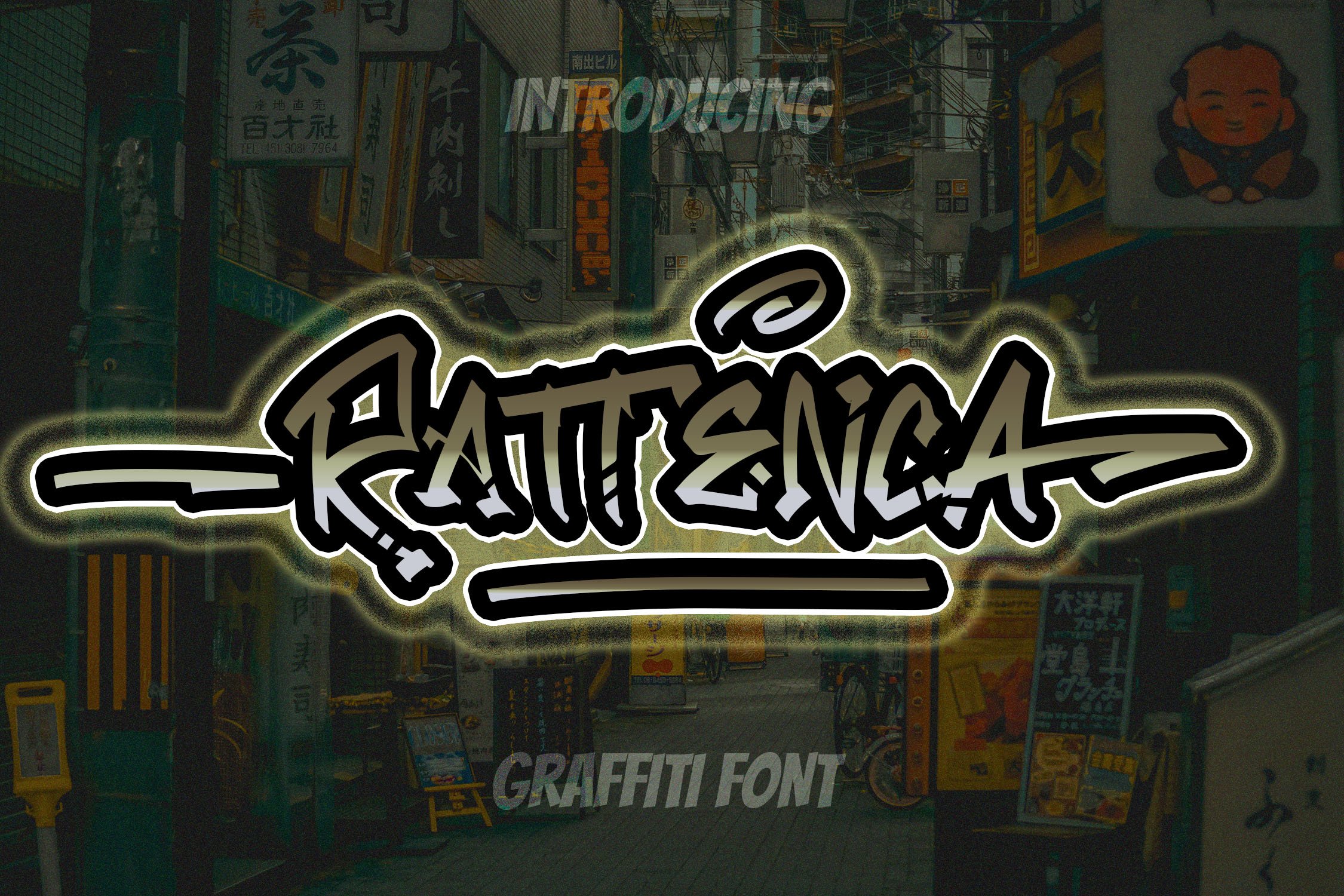Rattenca - Graffiti Font cover image.