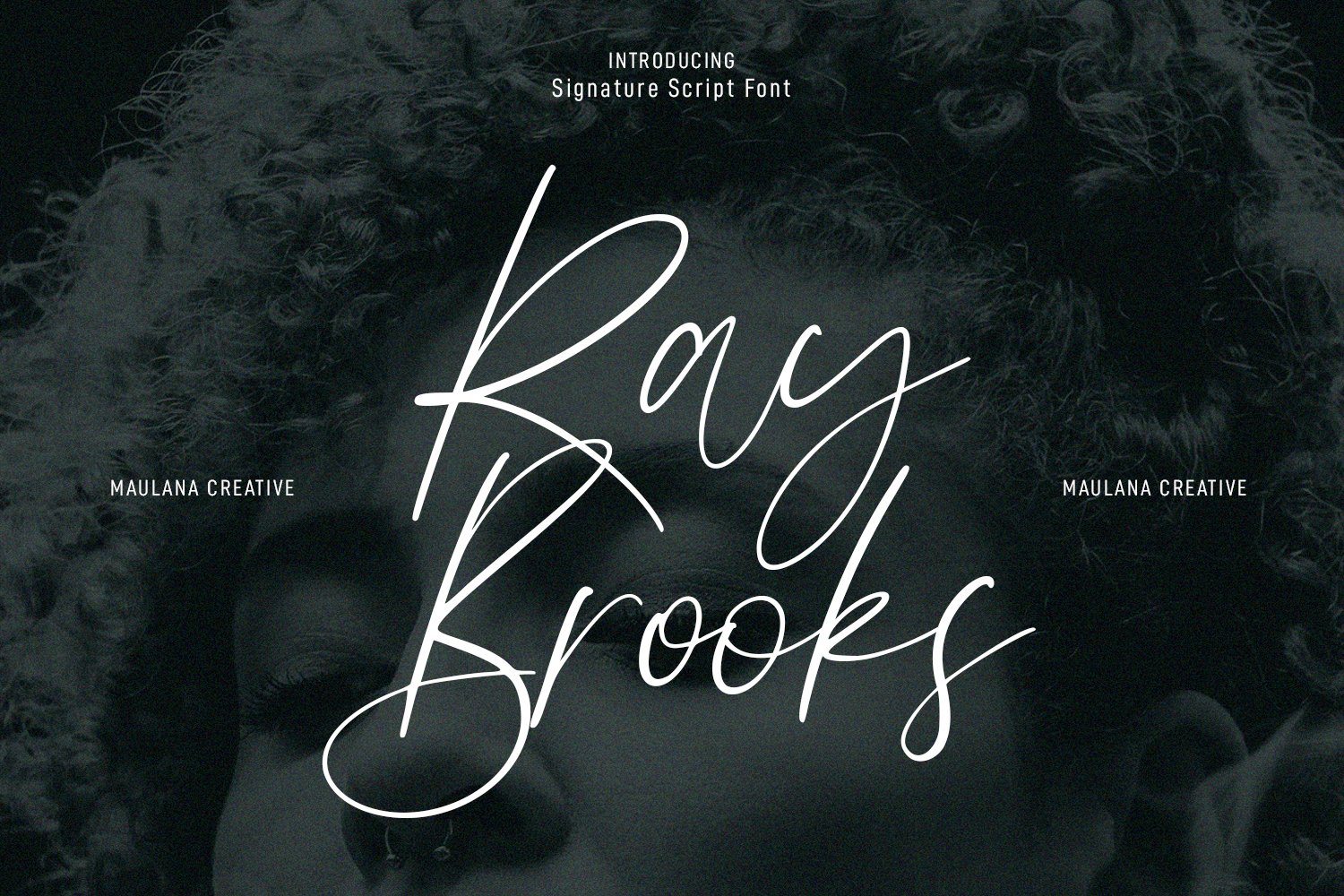 Ray Brooks Script Font cover image.