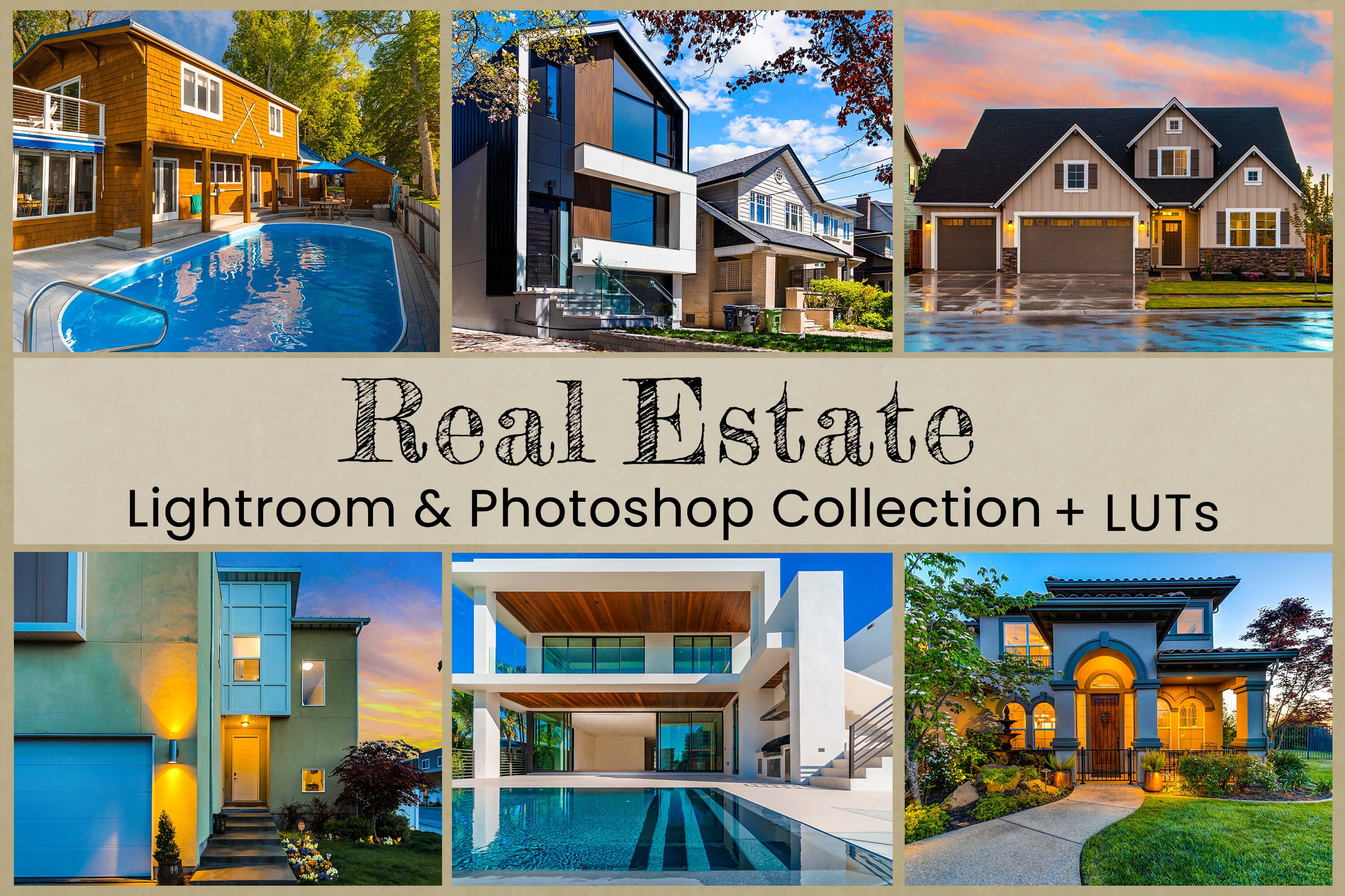 Real Estate Lightroom Photoshop LUTscover image.