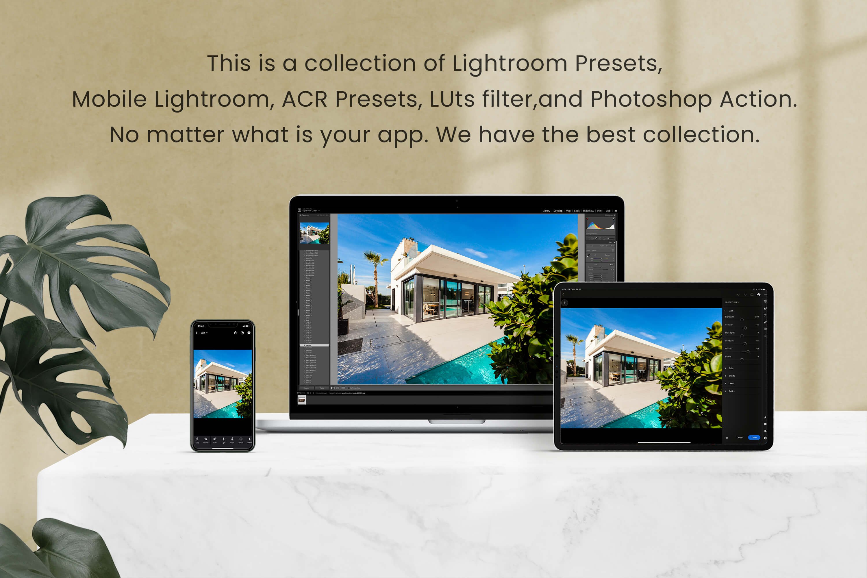 Real Estate Lightroom Photoshop LUTspreview image.