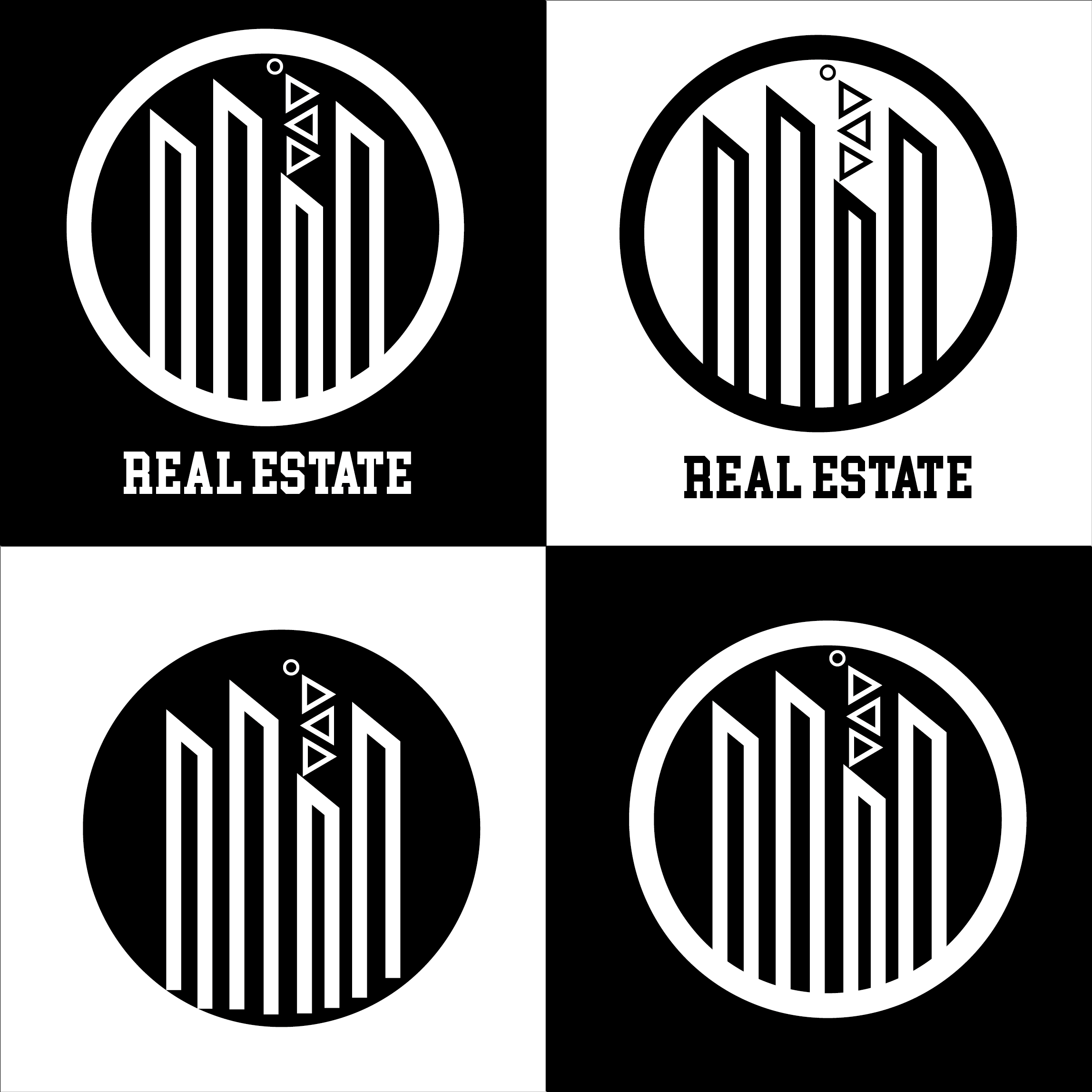 Real Estate logo design | Logo design preview image.