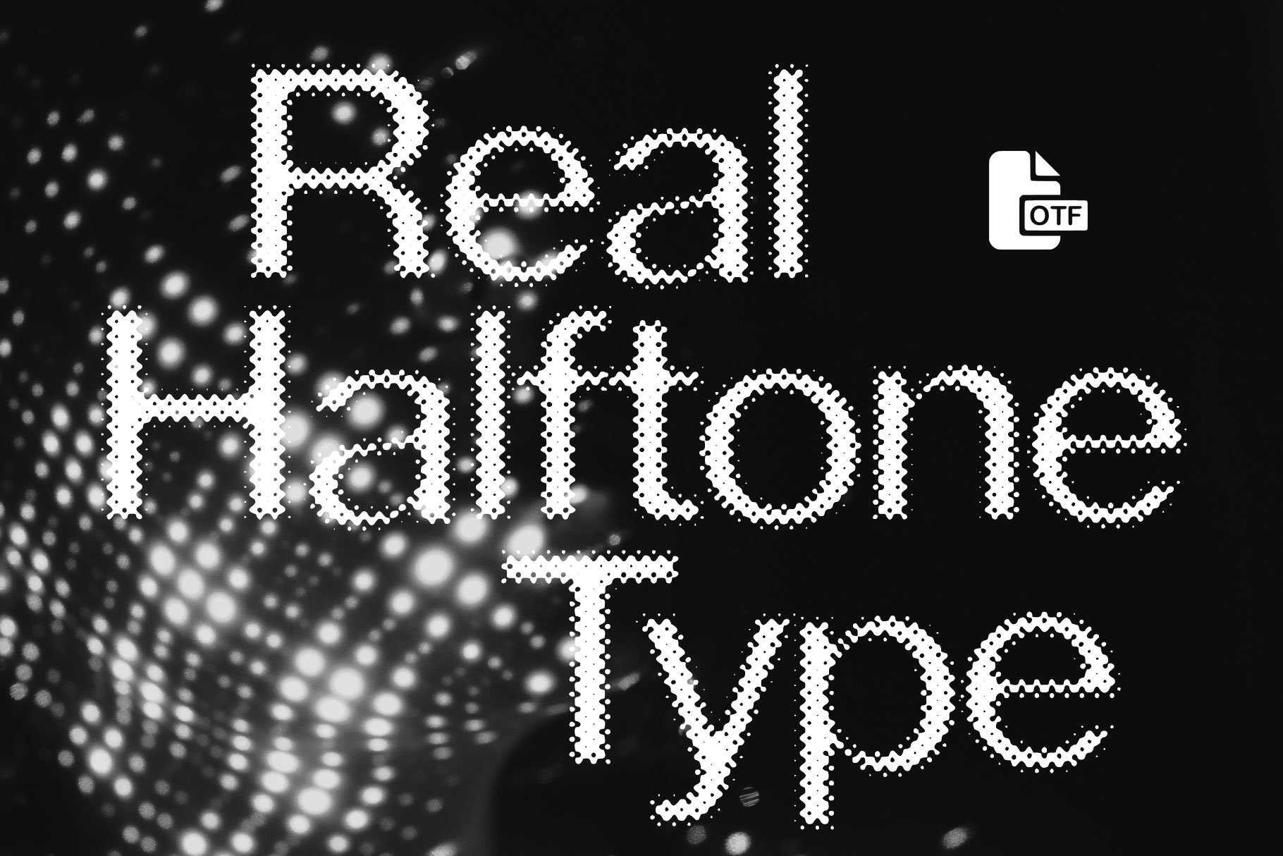 real halftone font preview 01 953