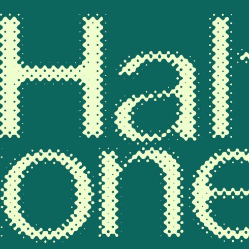 MS Halftone Font cover image.