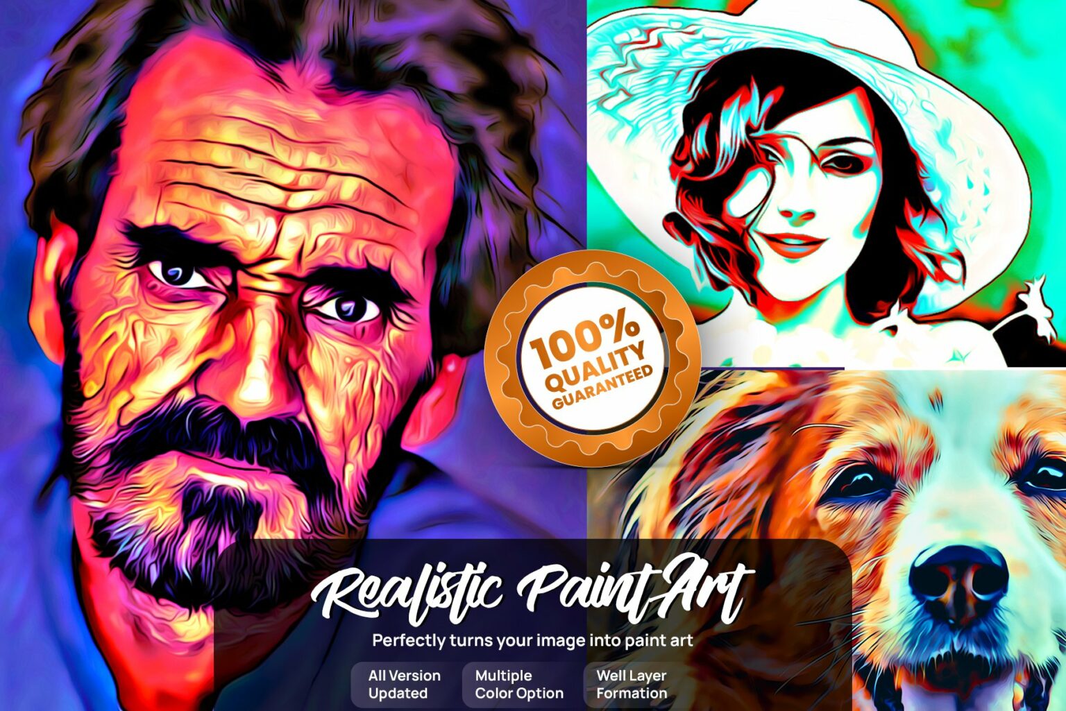 Realistic Oil Painting Art – MasterBundles