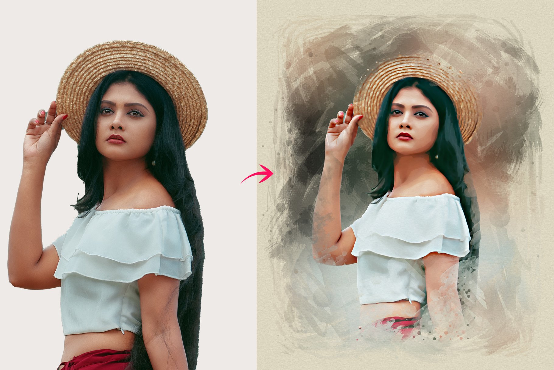 Realistic Painting Photo Effectpreview image.