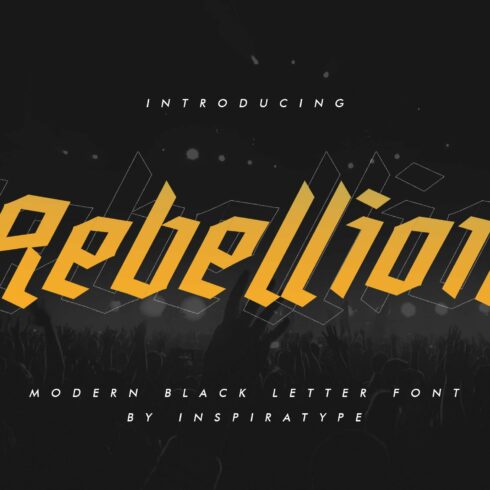 Rebellion - Modern Blackletter cover image.