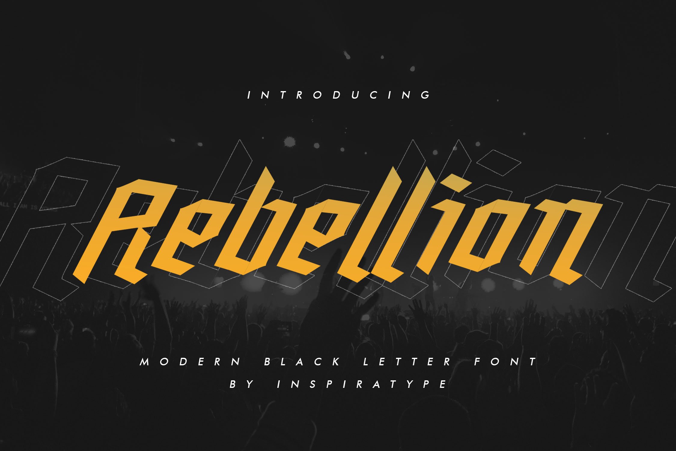 Rebellion - Modern Blackletter cover image.