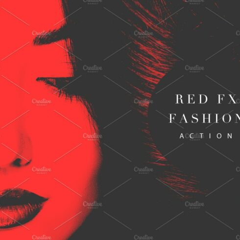 Red FX Fashion (Photoshop Action)cover image.