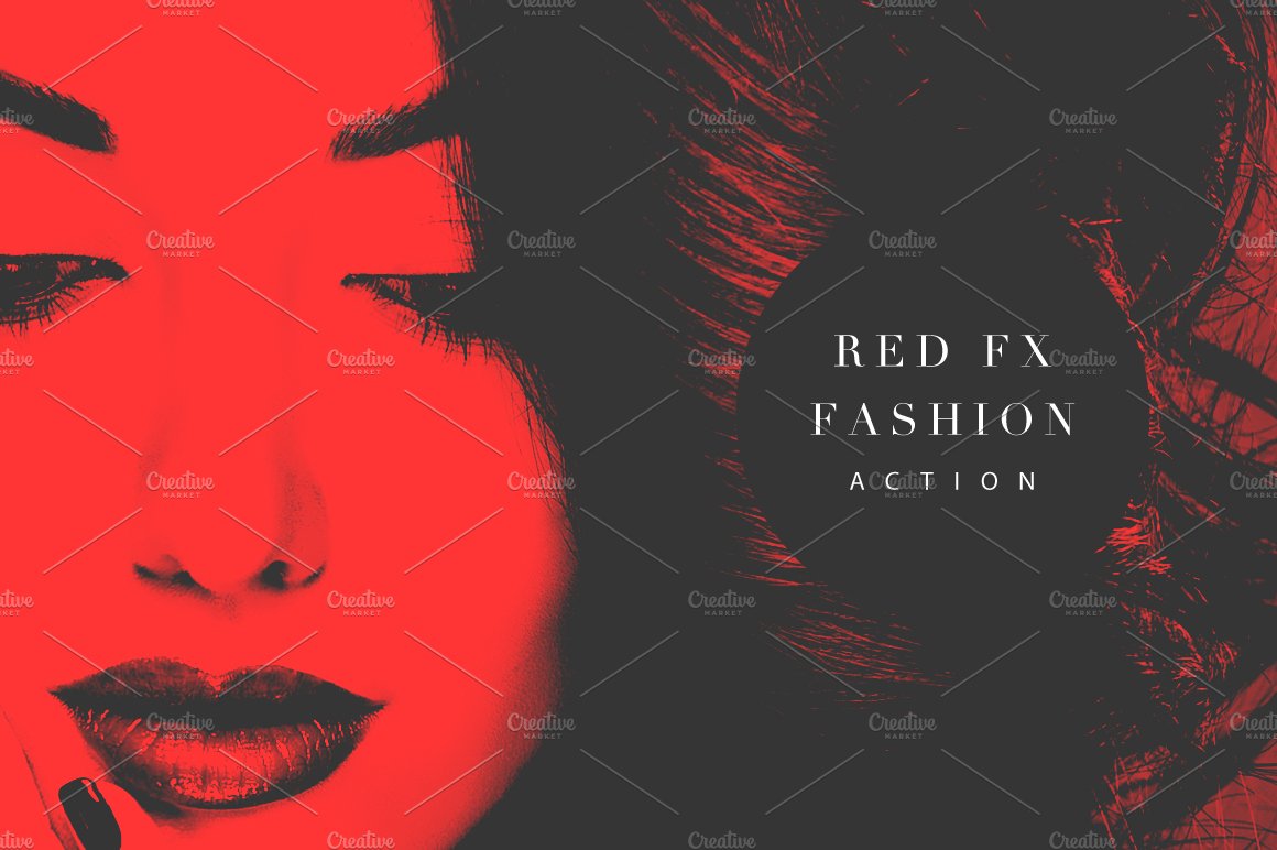 Red FX Fashion (Photoshop Action)cover image.