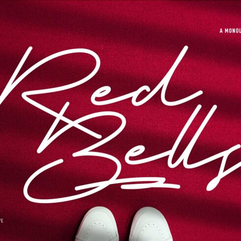 Red Bells Monoline Signature Script cover image.