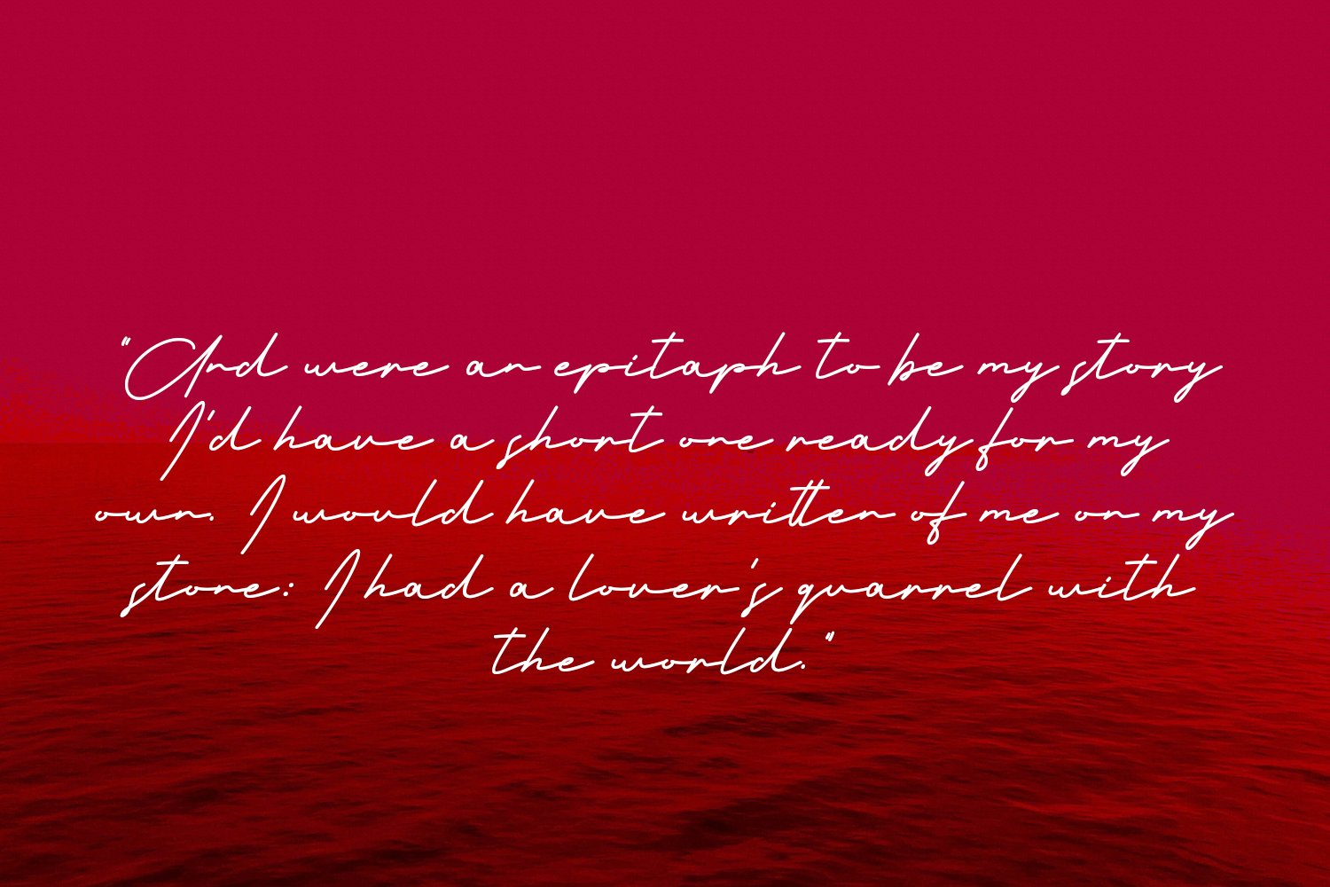 Red Bells Monoline Signature Script preview image.