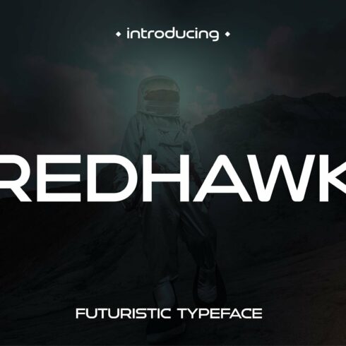 Redhawk - Futurist Typeface cover image.