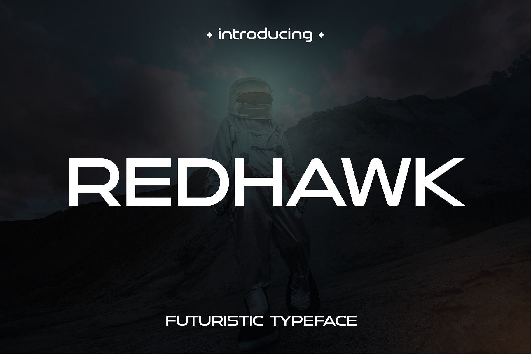 Redhawk - Futurist Typeface cover image.