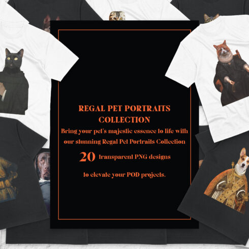 About Regal Pet Portraits Collection Graphic 20 Designs cover image.