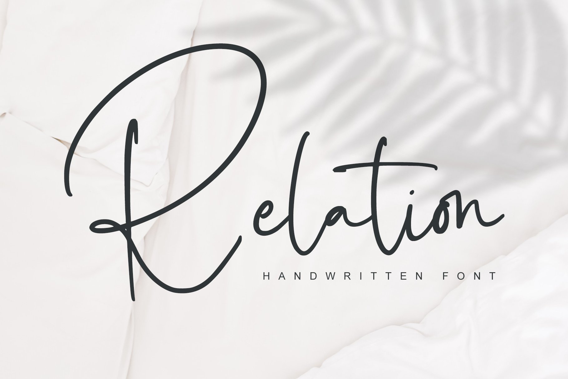 Relation - Script Handwrittem Font cover image.