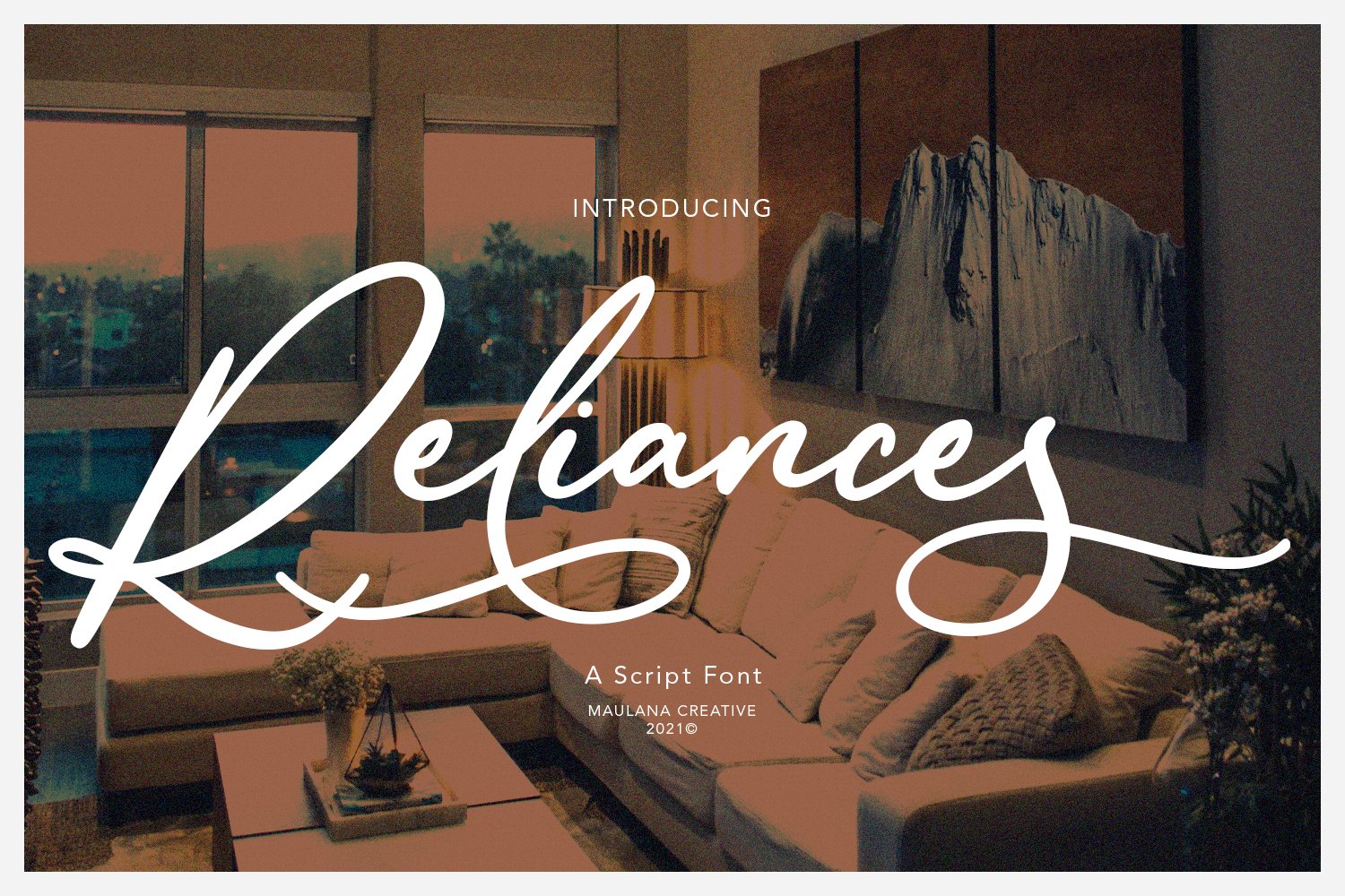 Reliances Script Font cover image.