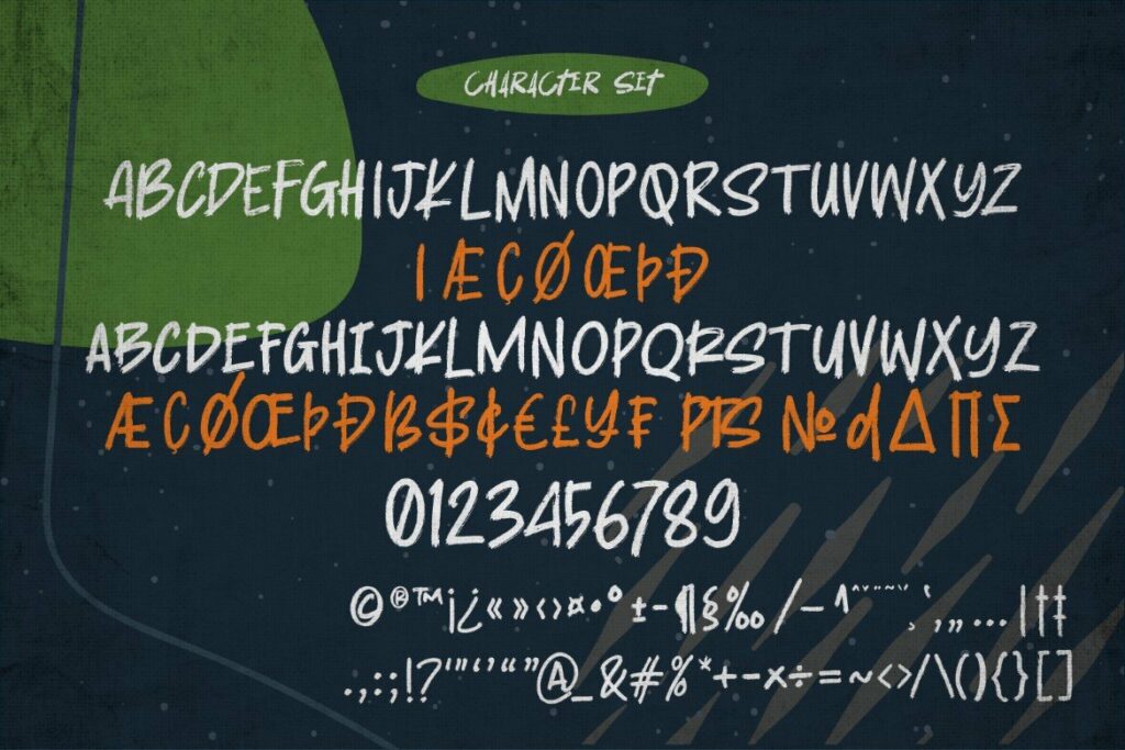 Relocation Font Relocation - Rough Brush Horror Font – MasterBundles