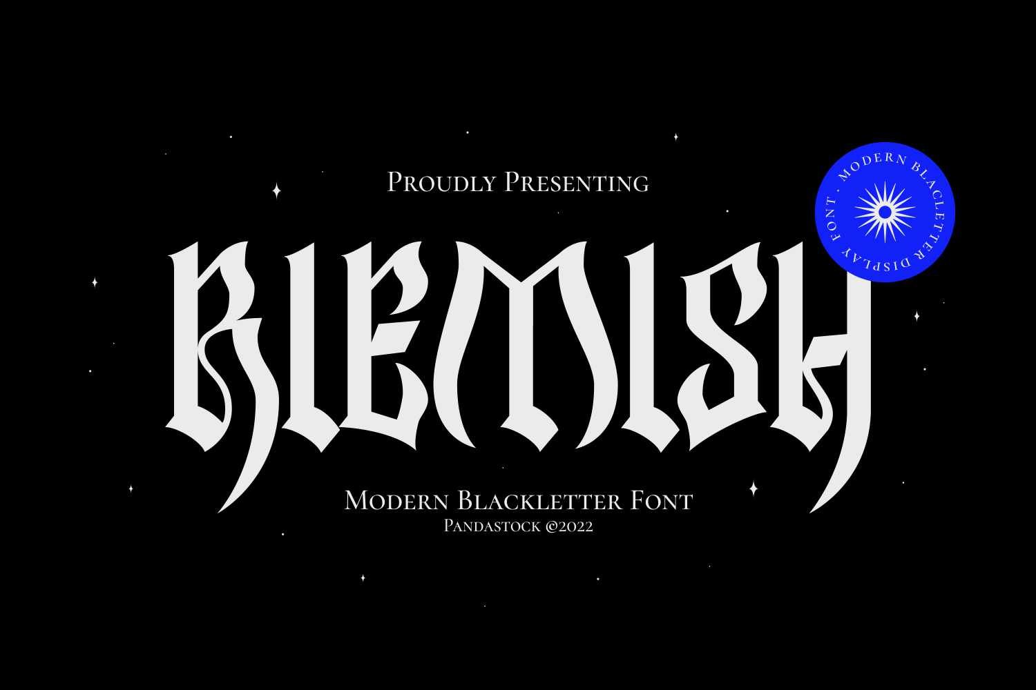 Riemish Blackletter Font cover image.