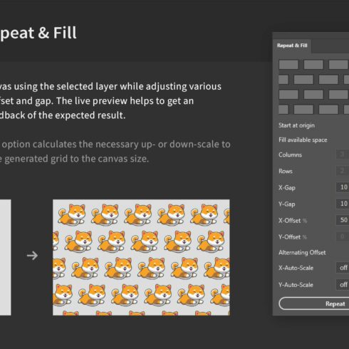 Repeat & Fill - Pattern Grid Creatorcover image.