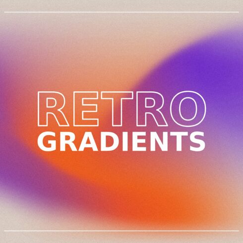 70s Retro Gradient Backgrounds Setcover image.