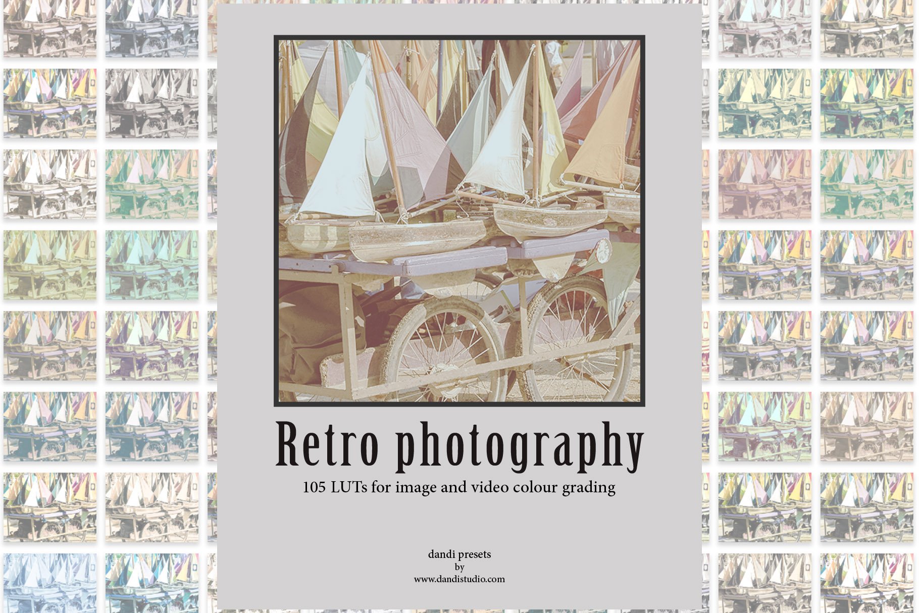 Retro photography LUTs Adobe(1998)cover image.