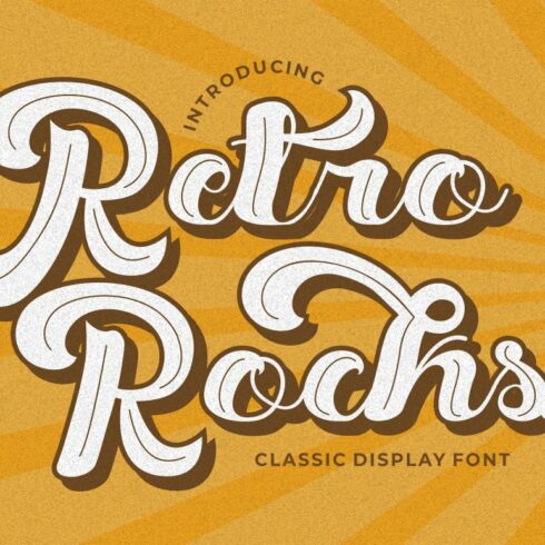 Retro Rocks - Bold Retro Script Font cover image.