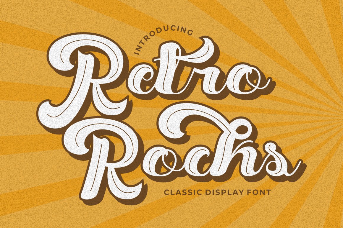 Retro Rocks - Bold Retro Script Font cover image.