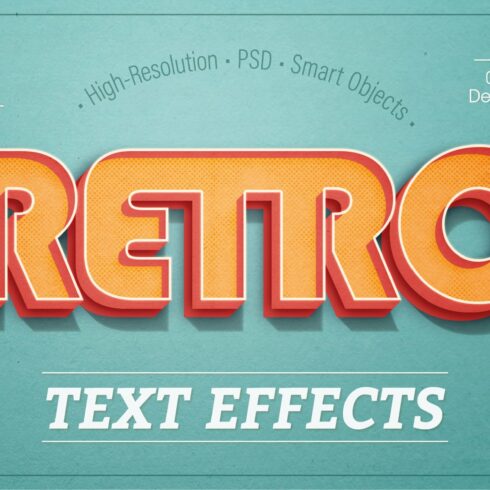 RETRO Text-Effects | Pack 01cover image.