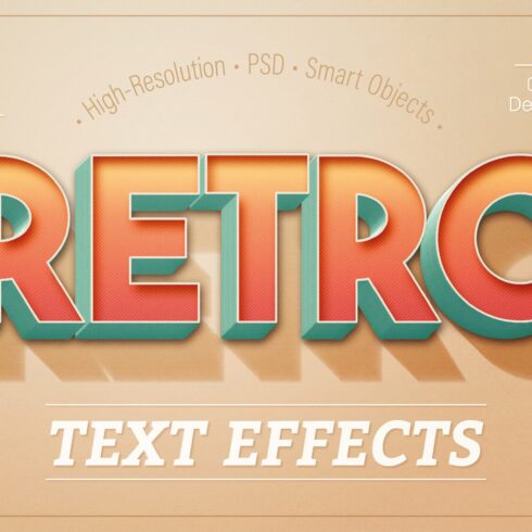 RETRO Text-Effects | Pack 03cover image.
