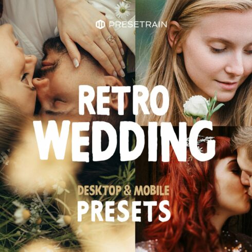 Retro Wedding Lightroom Presetscover image.