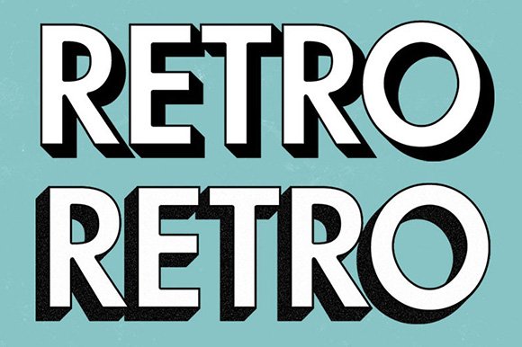 10 Retro Text Effect Actionspreview image.