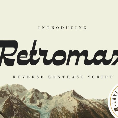 Retromax | Reverse Contrast Script cover image.
