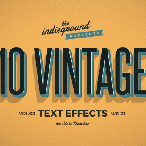 Retro Text Effects Vol.2cover image.