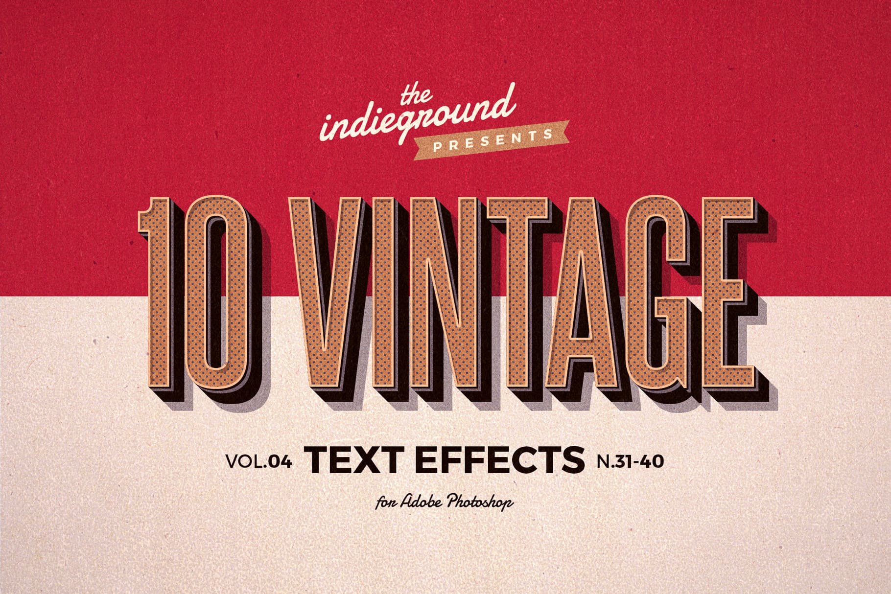 Retro Text Effects Vol.4cover image.
