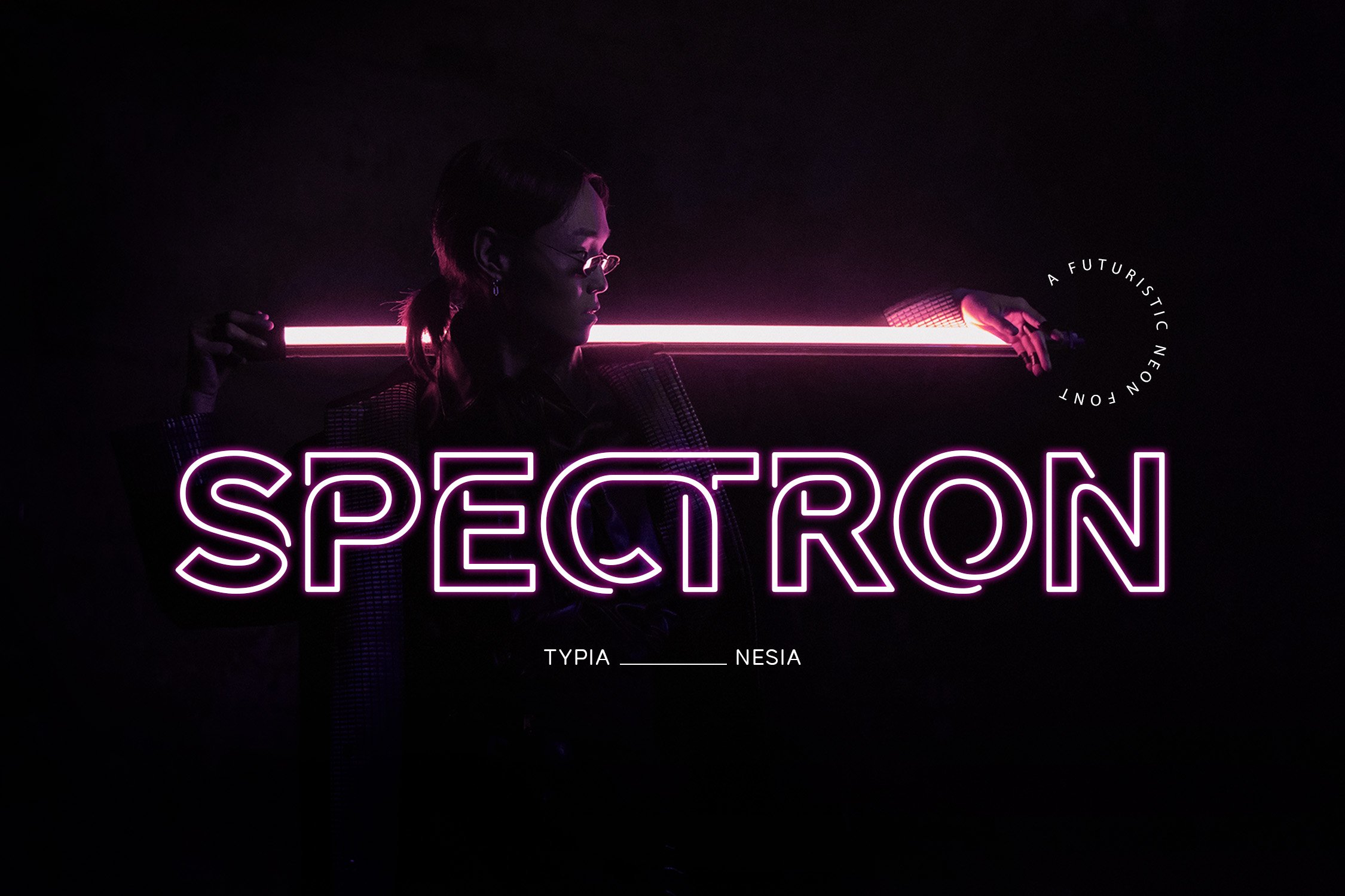 Spectron - Neon Font cover image.
