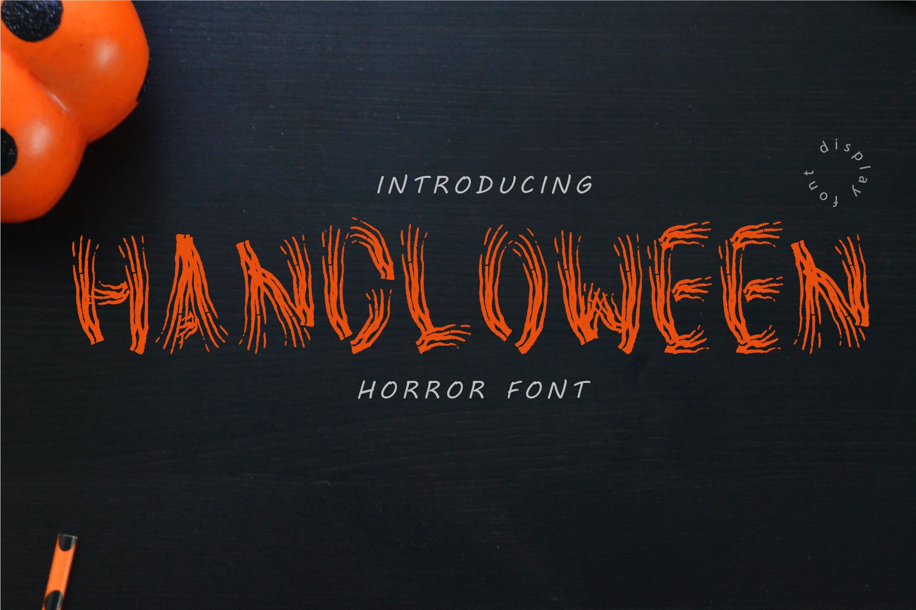 handloween horror fontcover image.